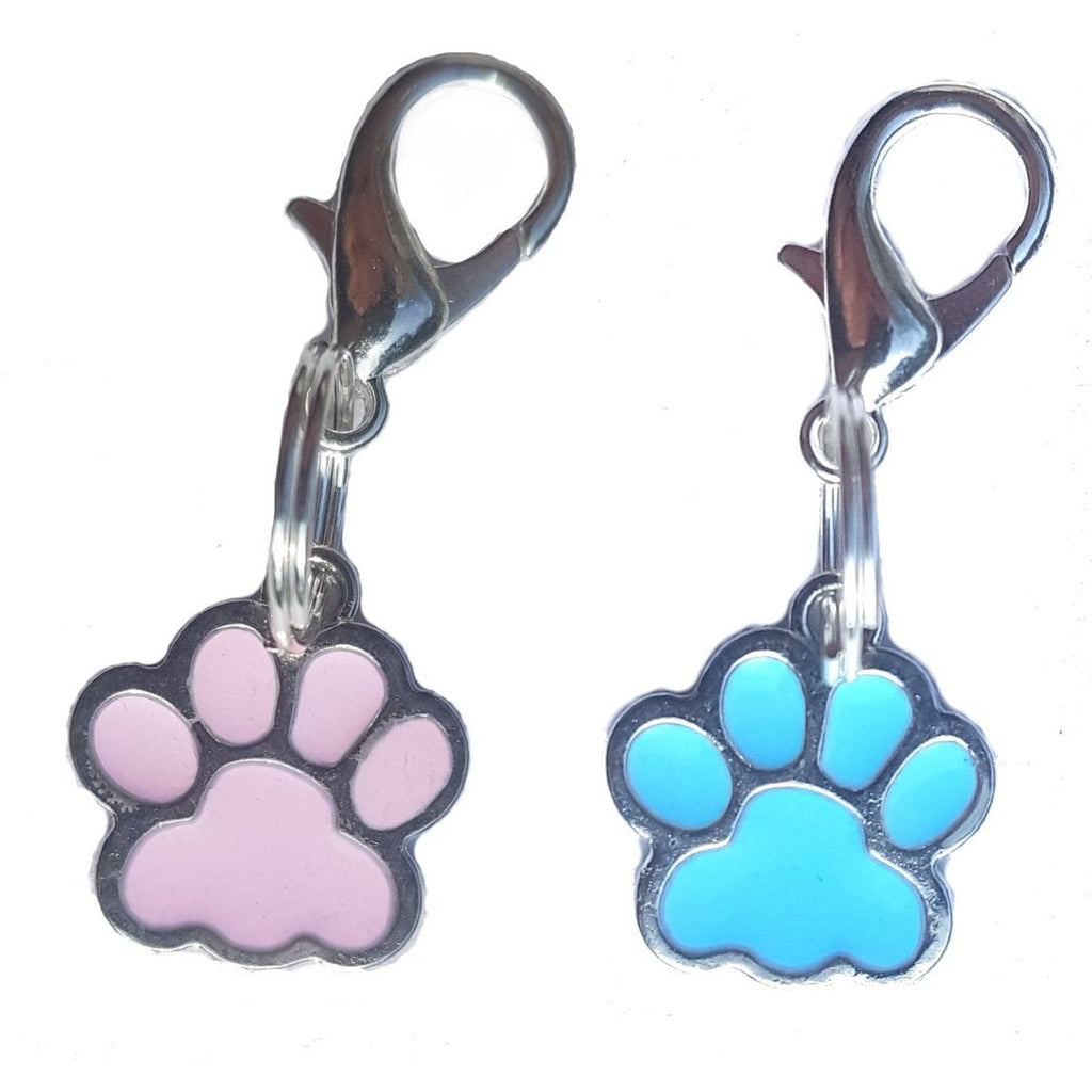 Enamel Paw Collar Charm – Dog & Cat