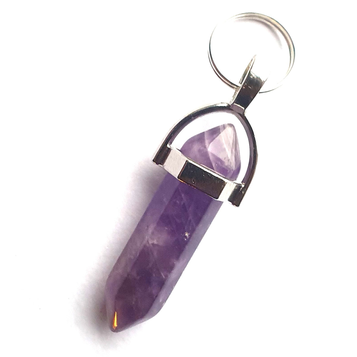 Pointed Gemstone Pet Charm