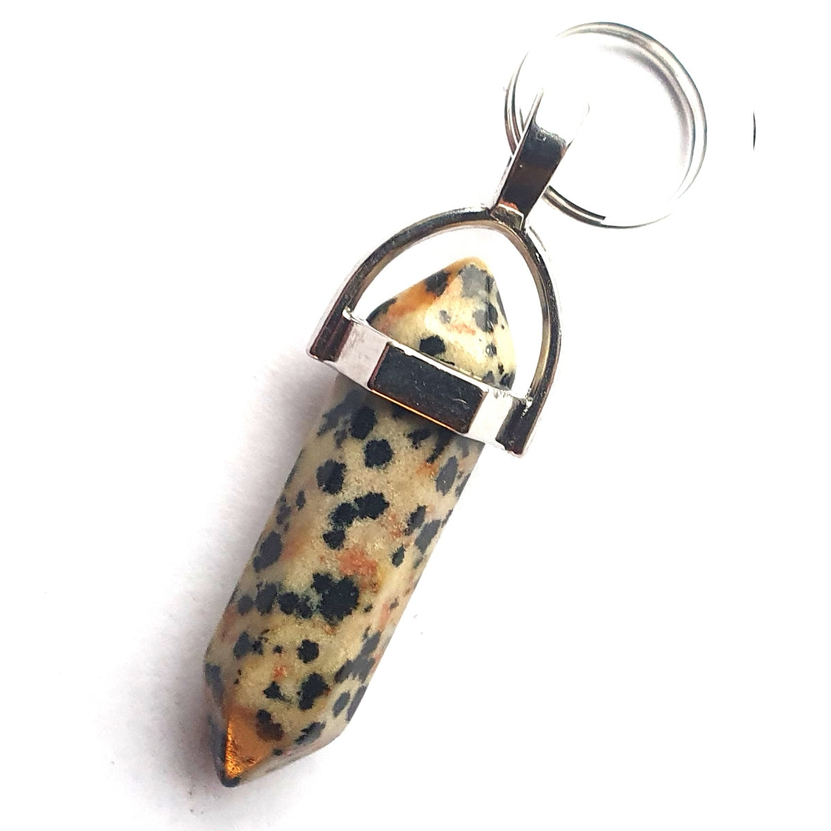 Pointed Gemstone Pet Charm