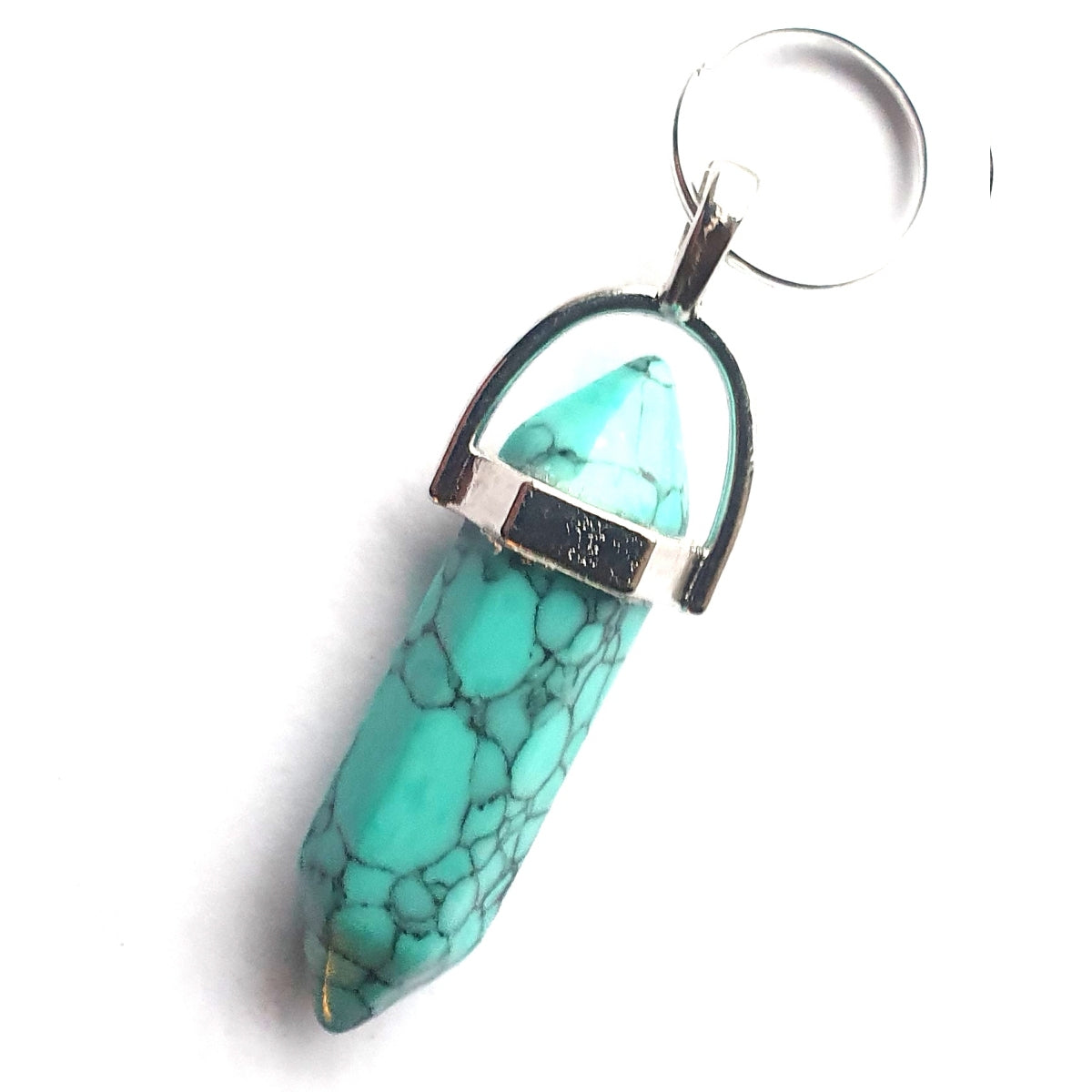 Pointed Gemstone Pet Charm