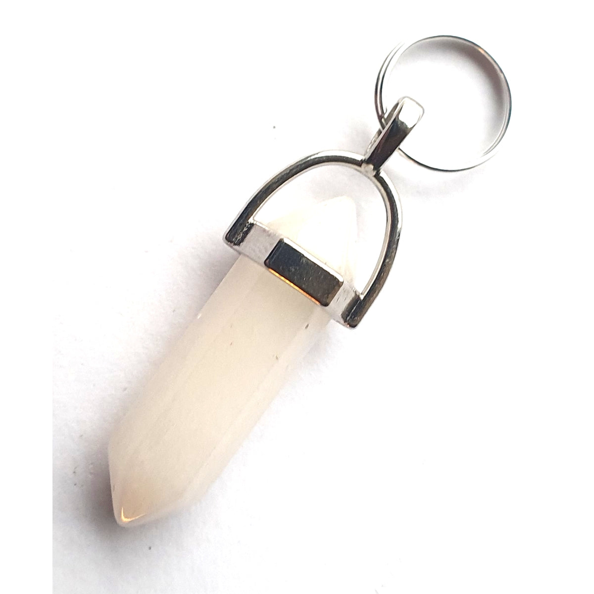Pointed Gemstone Pet Charm