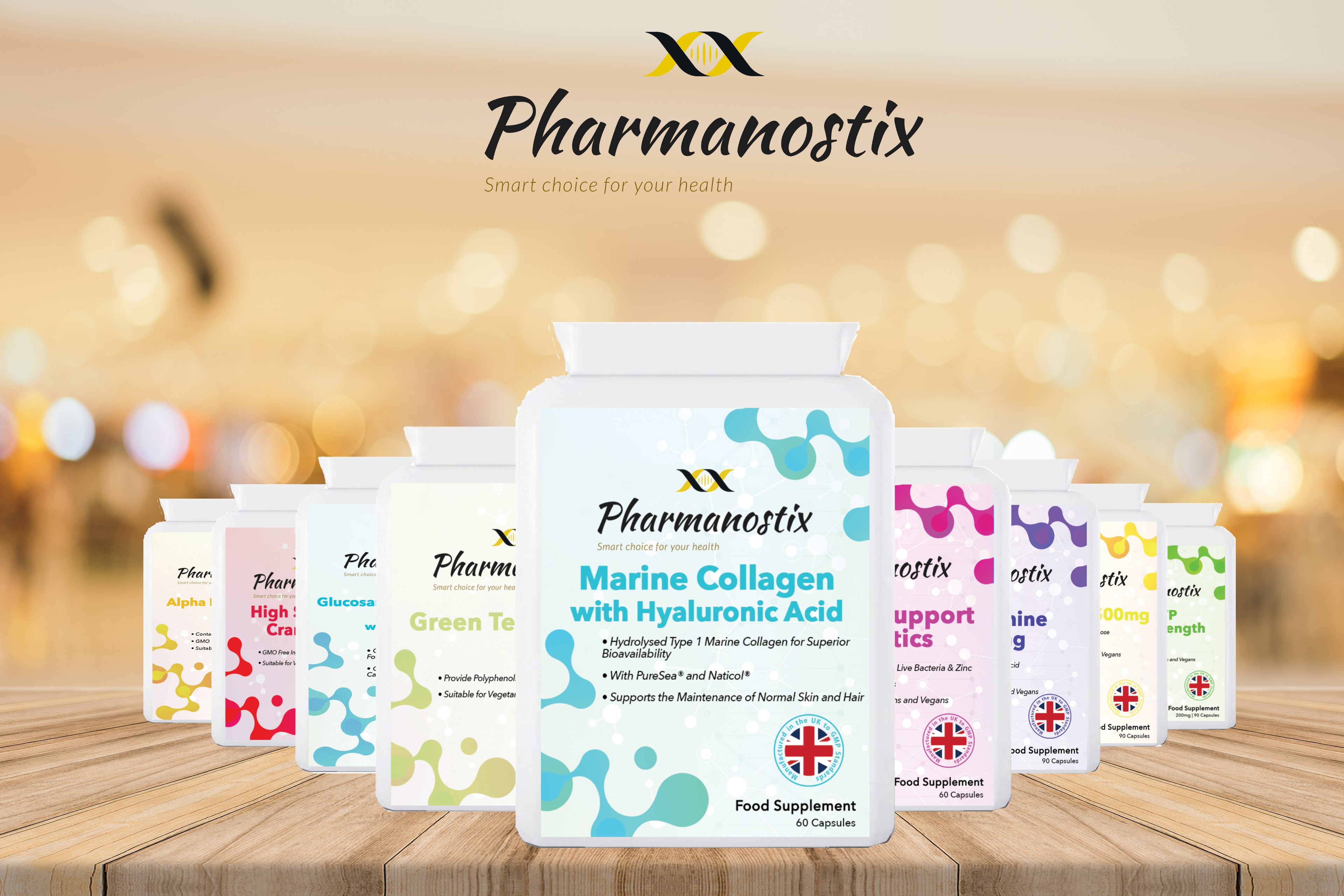 Marine Collagen & Hyaluronic Acid Capsules – 60 Capsules